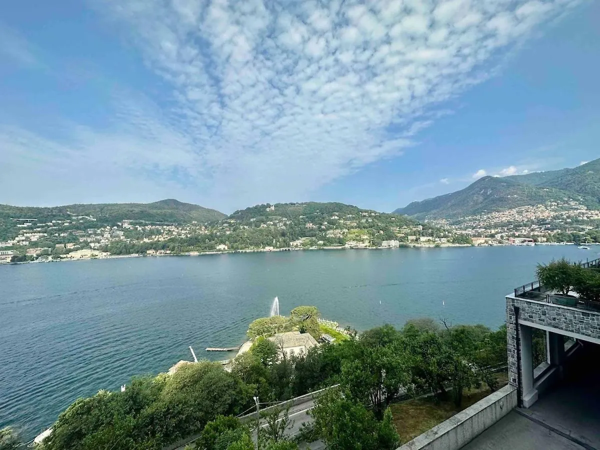 Apartment Como Lake View Ac And Garage Italy